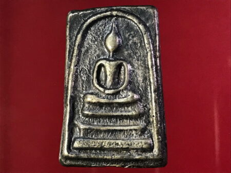 Wealth amulet B.E.2546 Phra Somder silver amulet (SOM194)