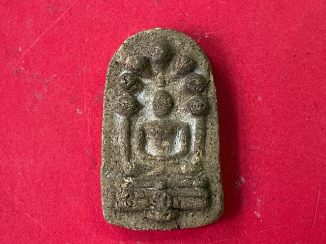 Wealth Amulet B.E.2518 Phra Nak Prok Holy Powder Amulet In Big Imprint ...