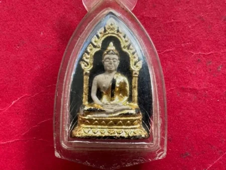 Wealth amulet B.E.2513 Phra Somdej Song Nam holy powder amulet in special imprint by LP Jao Khun Nor – only 250 pieces (SOM693)