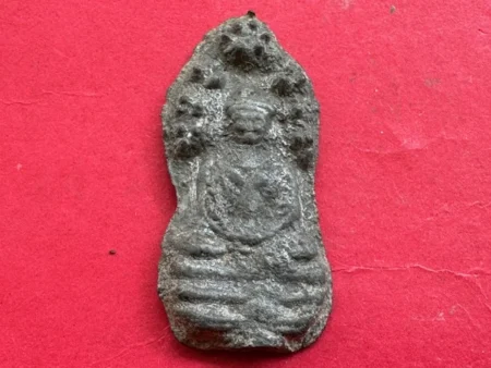 Rare amulet B.E.2300 Phra Nak Prok with holy Yant tin amulet with beautiful condition (SOM706)